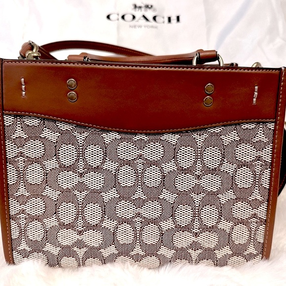 NEW RARE Coach X Tom Wesselmann Rogue 25 Signature Jacquard Collaboration Bag - Picture 2 of 6